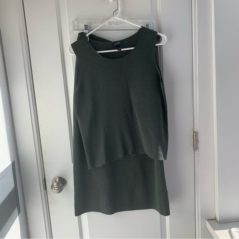 Eileen Fisher | Forest Green Knit Two Piece | Size M